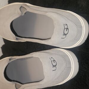 UGG Gray Sneakers Minimalist Slip-On Design